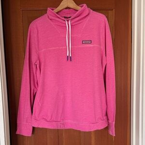 Vineyard Vines Pink Pullover with Drawstring